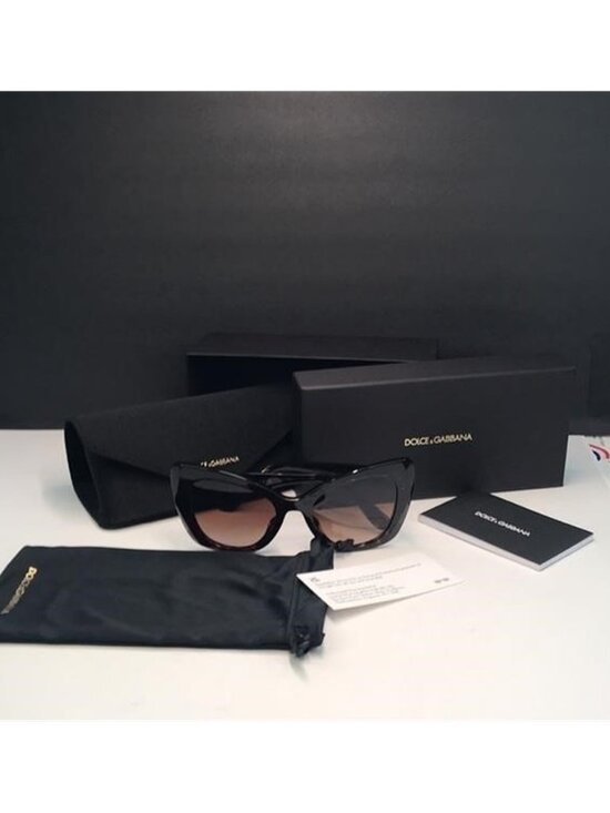 New DG 4405 Dolce and Gabbana Grey Gradient Butterfly Ladies Sunglasses DG4405